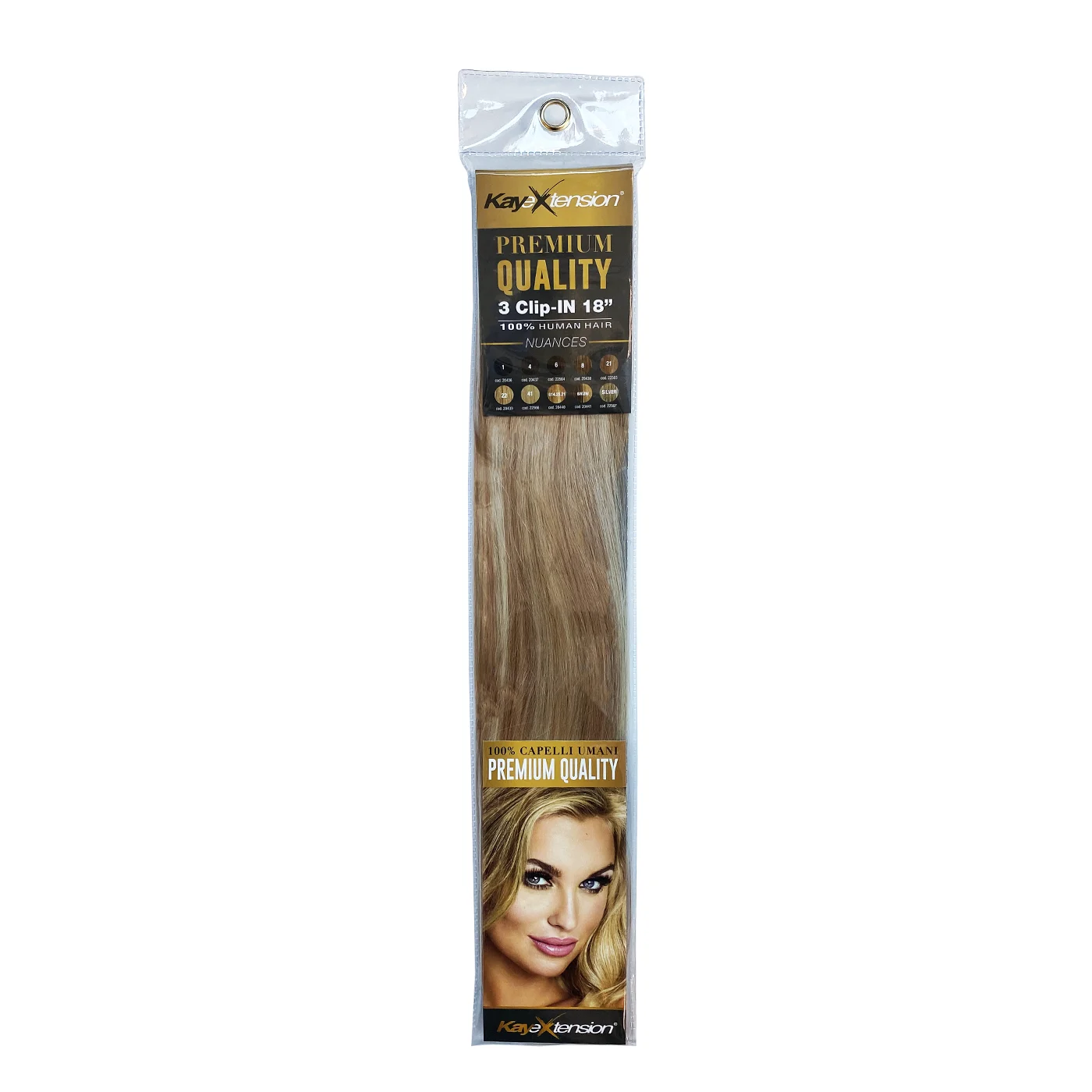 Clip in new 18″ n.614.25.21