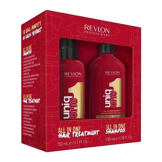 Revlon Uniq One Hair Treatment 150m + Shampoo 230ml Duo Pack