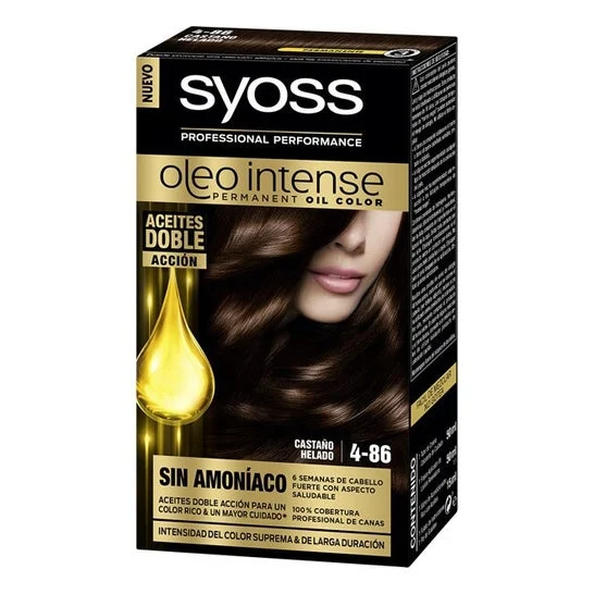 Syoss Oleo Intense N°4.86 Castagna Ghiacciata Pack 5 Unità