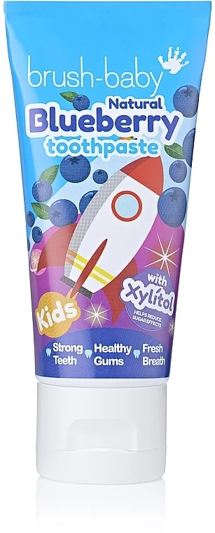 Dentifricio bambini "Rocket Blueberry", 3-6 anni