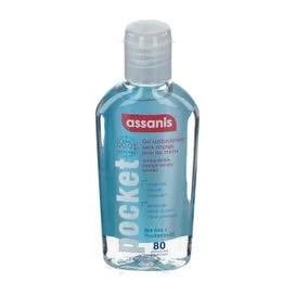 Assanis Gel per mani idratante antibatterico tascabile Assanis 80 ml