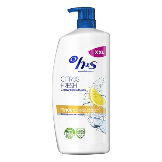 Head & Shoulders Citrus Fresh Champú Anticaspa Grasos 1000 ml