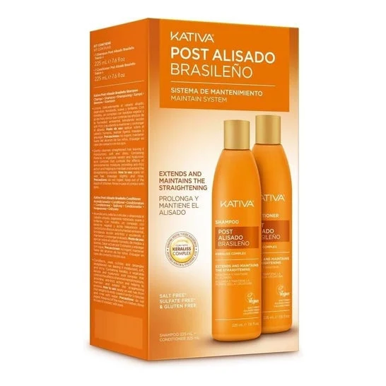 Kativa Post Alisado Brasileño Kit 2uds