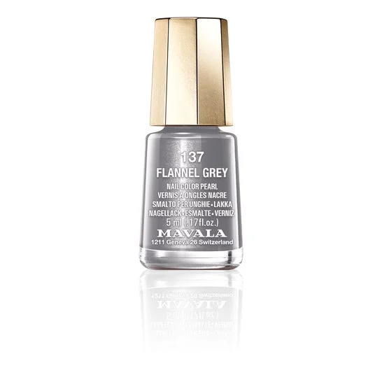 Smalto Mavala Flanella Grigio (colore 137) 5ml