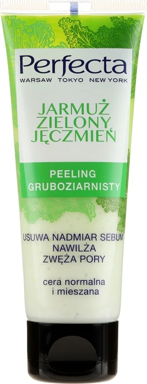Peeling viso "Cavolo e orzo verde"