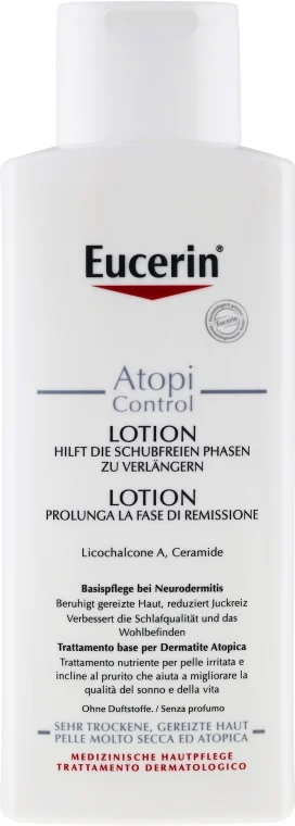 Lozione per la pelle atopica