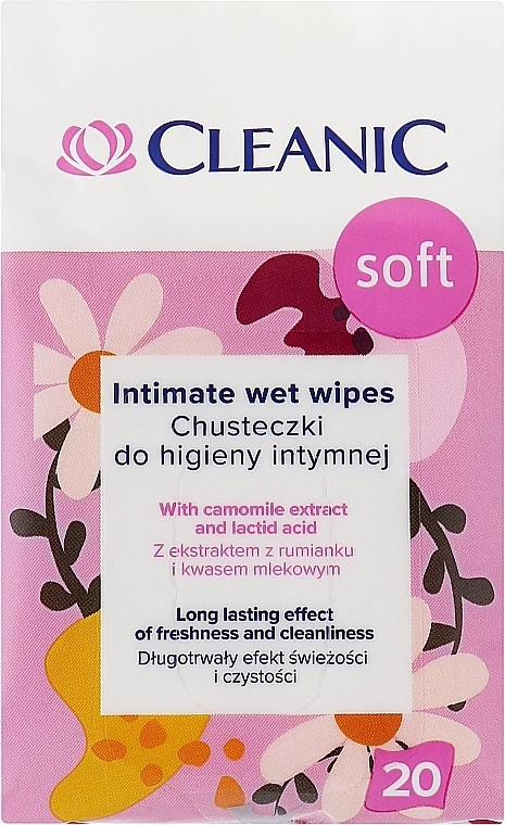 Salviette per igiene intima, 20 pz.