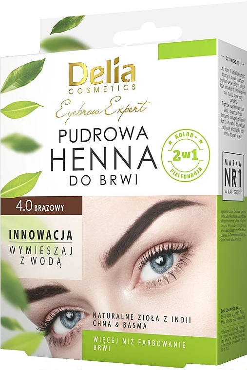 Delia Cosmetics Eyebrow Expert Brow Henna