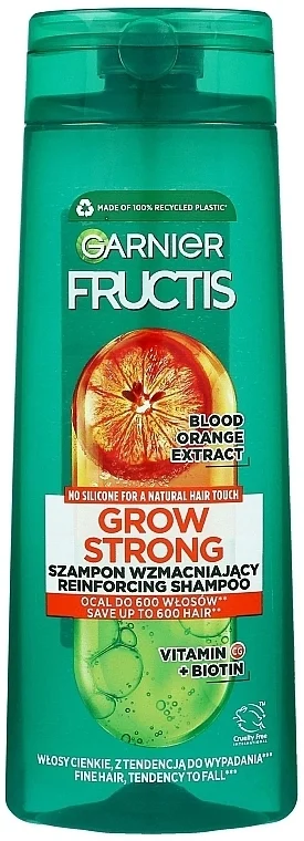 Shampoo fortificante 'Crescita a pieno regime' per capelli sottili e soggetti alla caduta