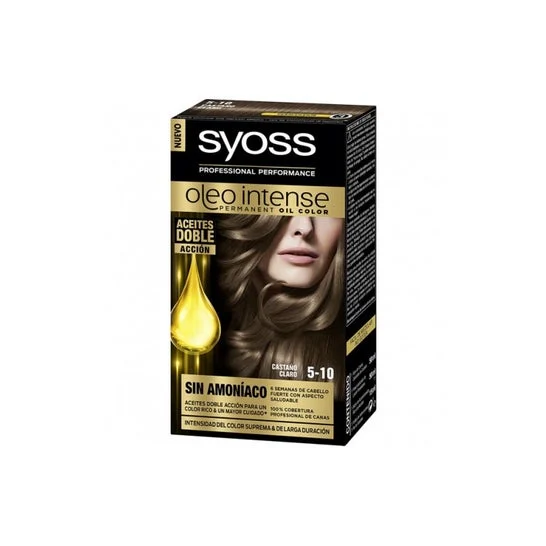 Syoss Olio Intense Tinte Sin Amoniaco 5.10 Castaño Claro 50ml