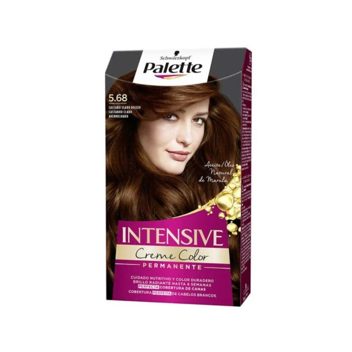 Schwarzkopf Palette Tinta Crema Colore Intensivo 5.68 Marrone Rosso Chiaro