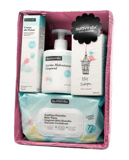 Suavinex Baby Cestino Cosmetico per Bambine 4 Pz