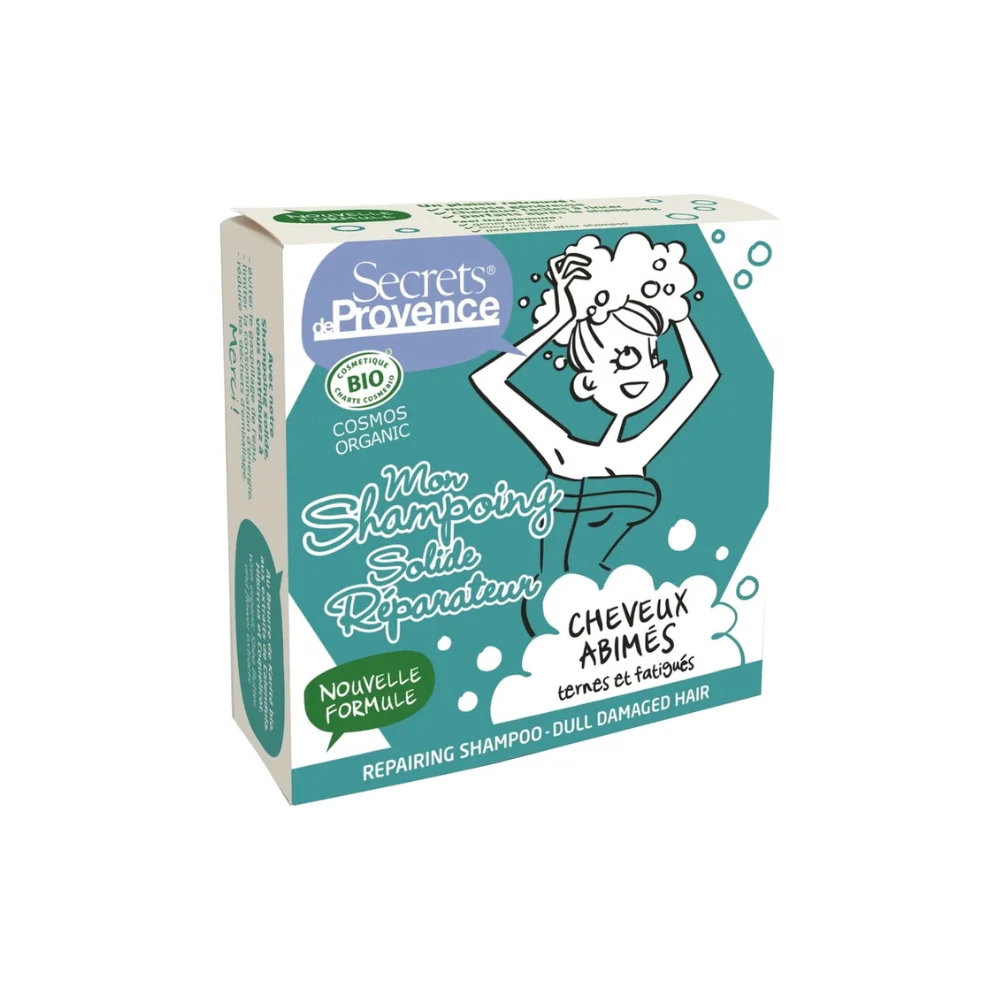 Secrets de provence Shampoo Solido Effetto Riparativo, 85 g