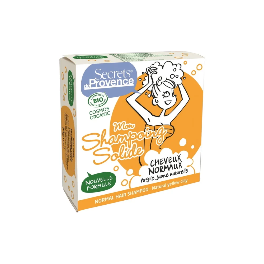 Secrets de provence Shampoo Solido Capelli Normali, 85 g