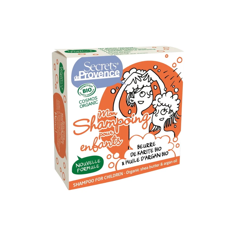 Secrets de provence Shampoo Solido Bio per Bambini, 85 g
