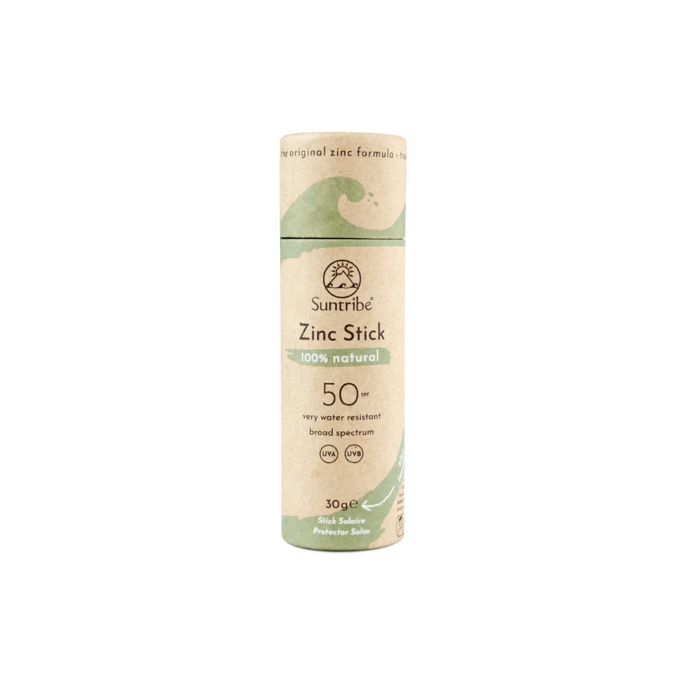 Suntribe Stick di zinco SPF 50, verde menta (30 g)