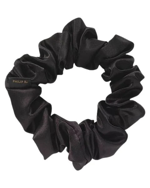 Philip B Classic Black Scrunchie