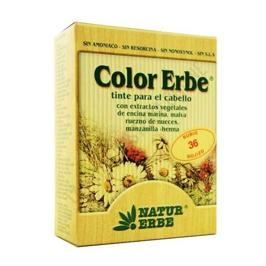 Color Erbe Tintura Vegetale Senza Ammoniaca 36 Biondo Rossastro 135ml
