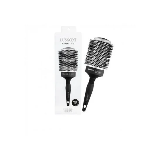 Lussoni Care & Style Round Silver Styling Brush 65mm 1ud