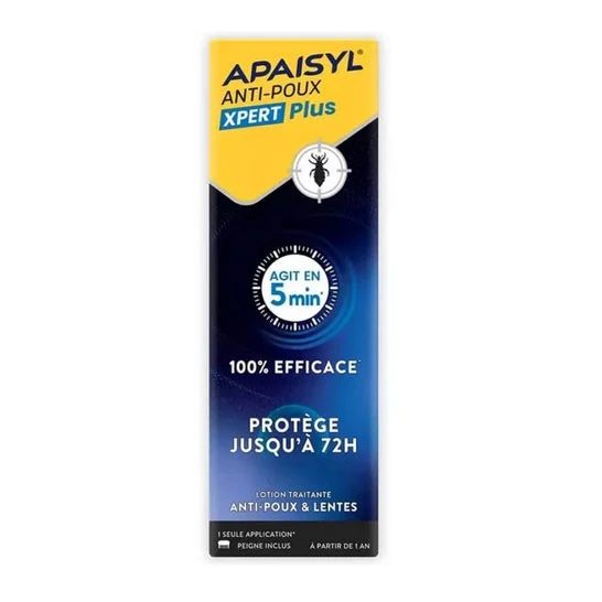 Apaisyl Xpert Plus Pack Anti Piojos Loción 100 ml + Peine
