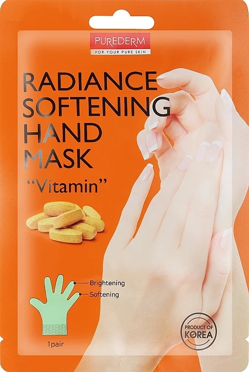 Maschera per mani emolliente e schiarente "Vitamin"