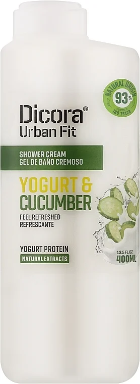 Bagnodoccia cremoso "Yogurt proteico e cetriolo"