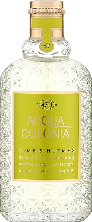 Maurer & Wirtz 4711 Aqua Colognia Lime & Nutmeg