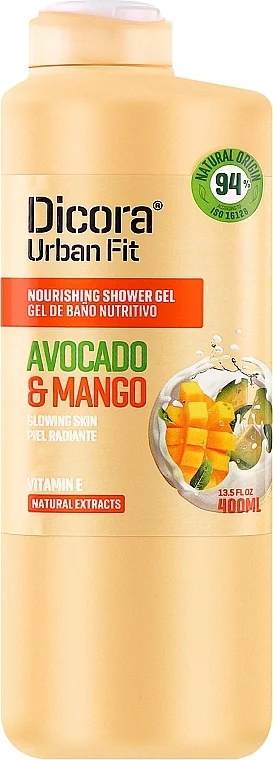 Gel doccia con vitamina E "Mango e avocado"