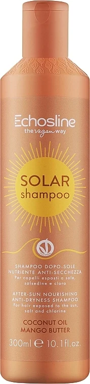 Shampoo nutriente per capelli dopo l'esposizione al sole