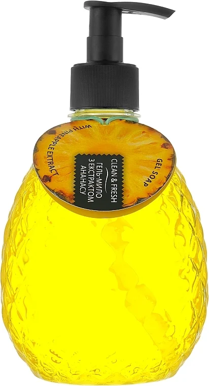 Sapone con estratto di ananas