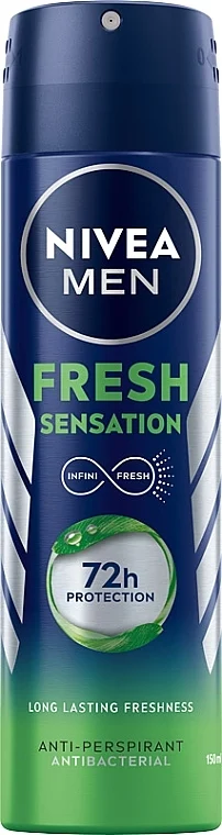 Spray deodorante-antitraspirante per uomo
