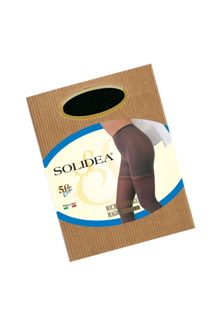 Solidea Magic 50 Collant opachi coprenti vellutati microfibra Fumo 3ML