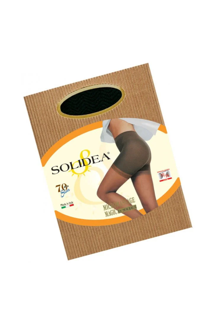 Solidea Magic 70 Collant velati compressione 12 15mmHg Nero 3ML
