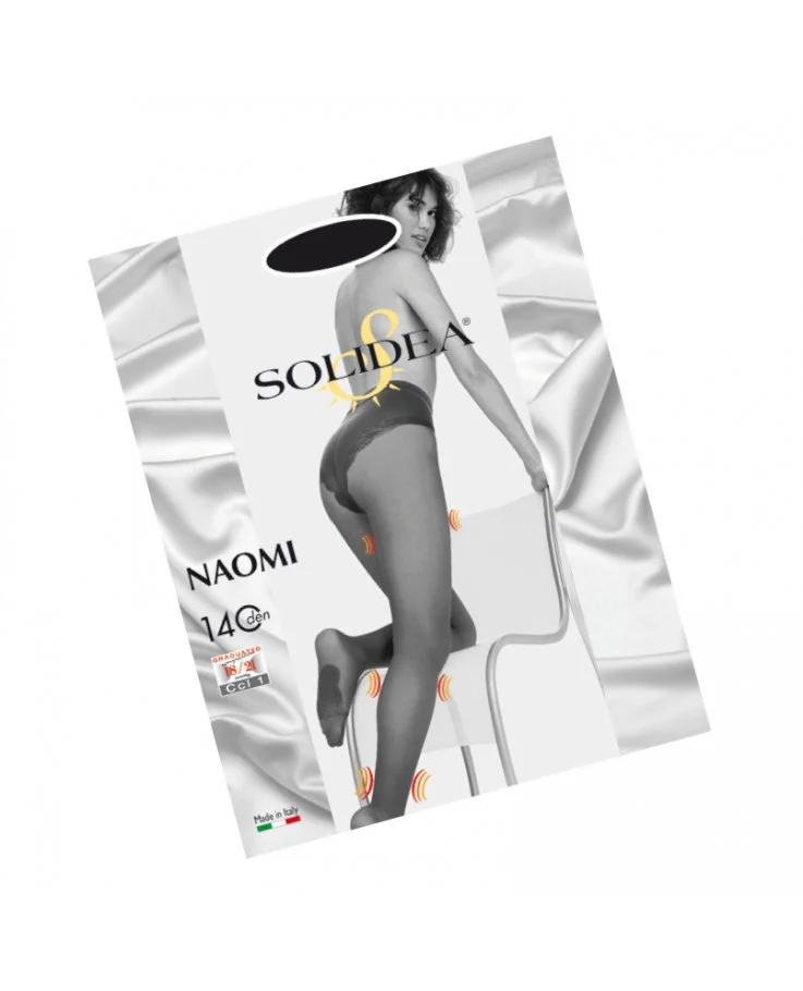 Solidea Naomi 140 Denari Collant velati Compressione 18 21mmHg Miele 5XXL