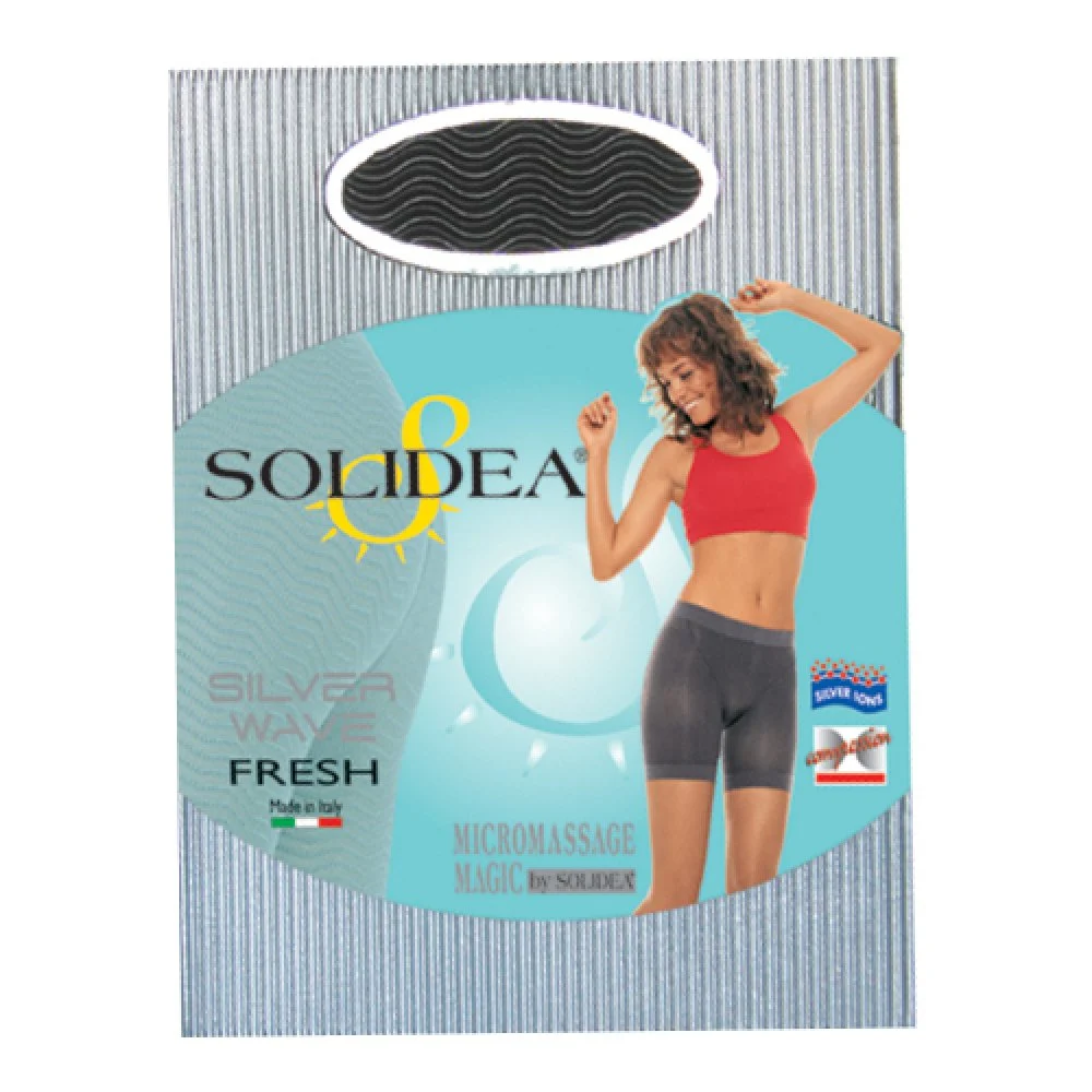 Solidea Silver Wave Fresh Pantaloncini elastici traspiranti Nero S