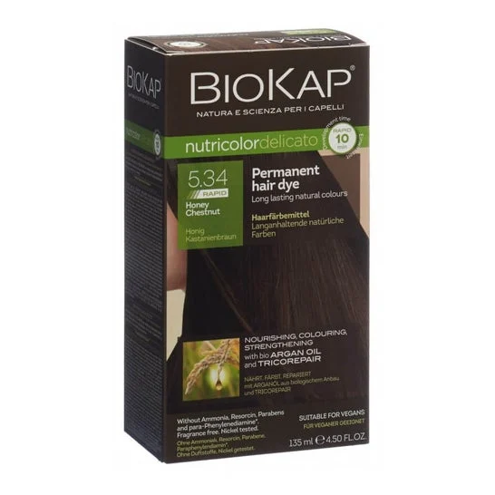 Biokap Nutricolor Tinta per Capelli 5,34 Castagna 135ml