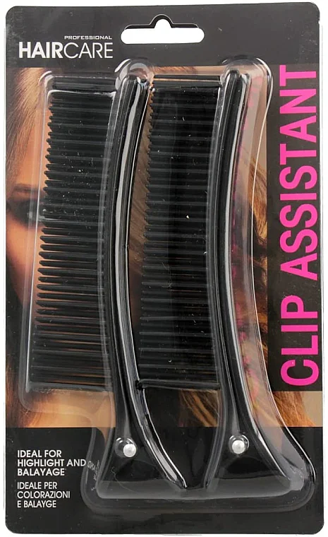 Clip con spazzola per fissare i capelli