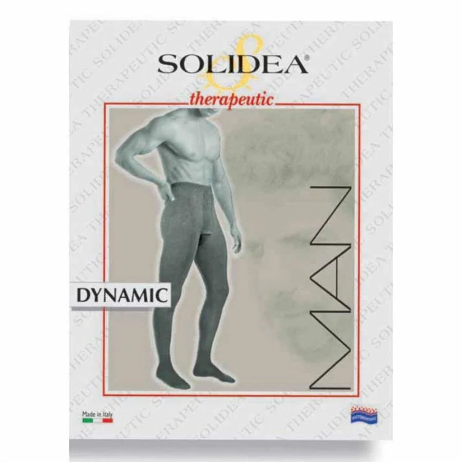 Solidea Dynamic Ccl1 Punta Aperta Collant Uomo 18 21mmHg Blu Scuro L