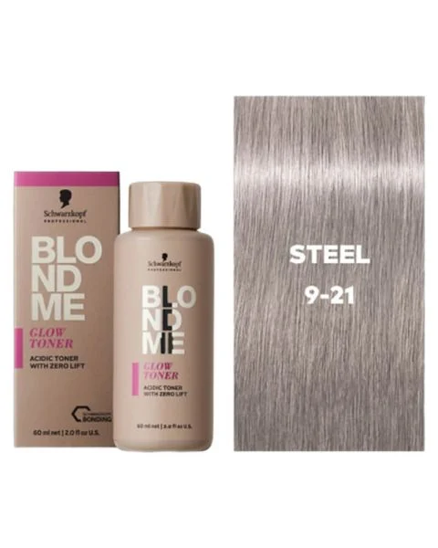 Schwarzkopf BLONDME Glow Toner 9-21 Steel
