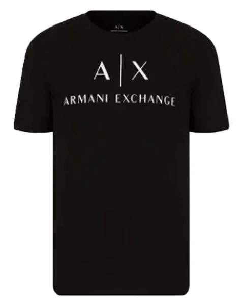 Giorgio Armani Exchange T-shirt Sort Str. XL