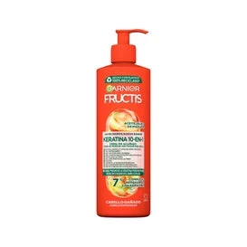 Garnier Fructis Keratina 10 En 1 Crema Sin Aclarado 400ml