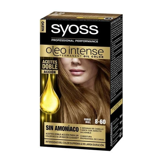 Syoss Olio Intense Tinte Sin Amoniaco 8.60 Rubio Miel 50ml