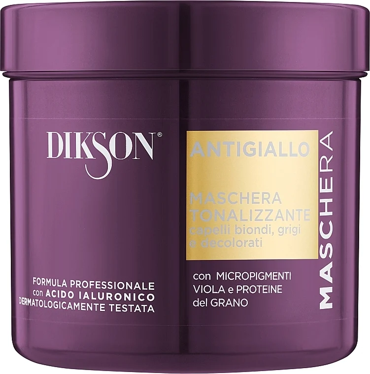 Maschera per capelli biondi e decolorati