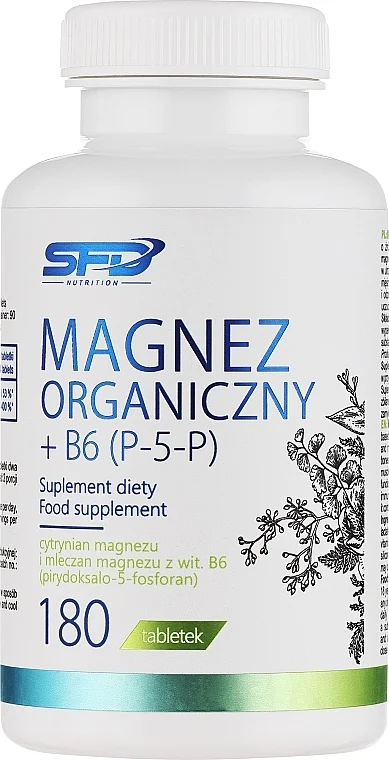 Integratore alimentare Magnesio organico + B6 P-5-P