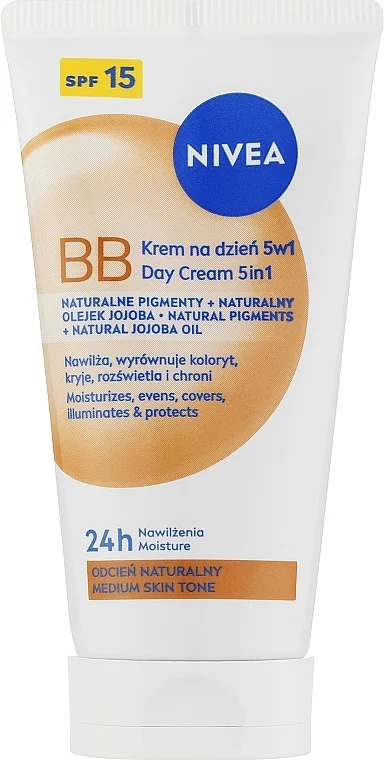 Nivea 5in1 BB Day Cream 24H Moisture SPF15