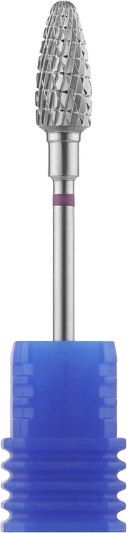 Punta fresa in tungsteno, mais, 6mm., lilla