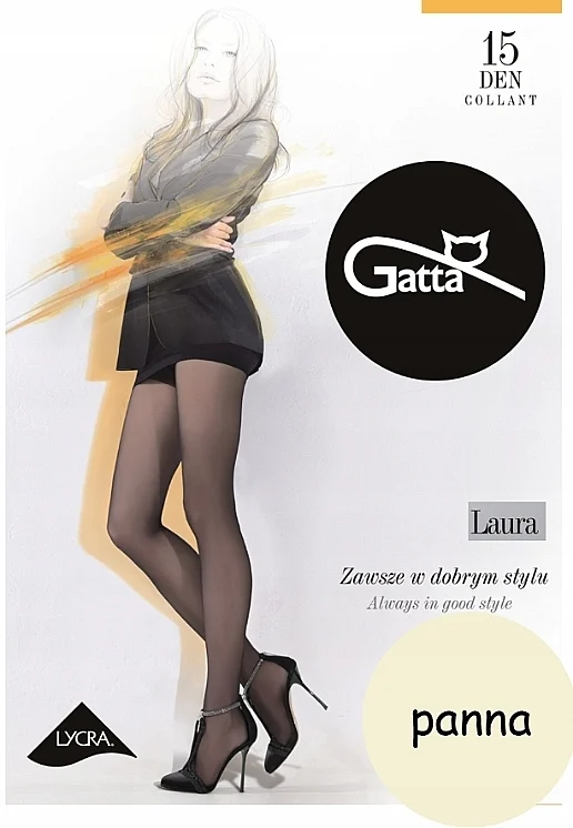 Collant "Laura" 15 Den, panna