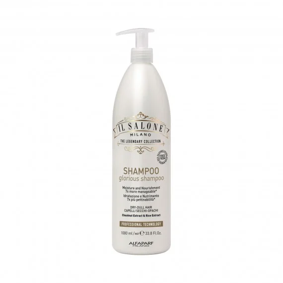 Alfaparf Il Salone Milano Glorious Shampoo 1000ml - shampoo nutriente capelli secchi opachi
