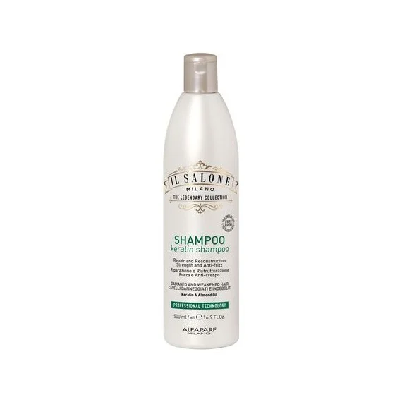 Alfaparf Il Salone Milano Keratin Shampoo 500ml - shampoo ristrutturante capelli danneggiati fragili