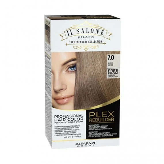 Alfaparf Il Salone Milano Plex Rebuilder Color Set 7.0 Biondo - kit colorazione permanente professionale